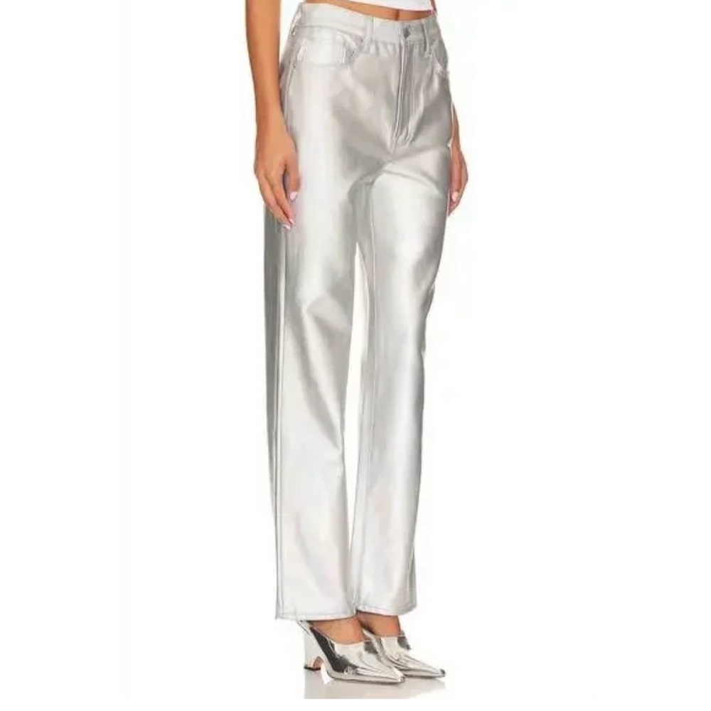 NWT Pistola High Rise Straight Cassie Coated Prism Jeans | Size 29 - Picture 2 of 15